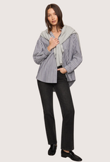Z SUPPLY The Gallery Striped Button Up Oxford Blue