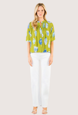 THML Printed Oversized Pattern Top
