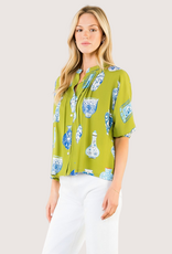 THML Printed Oversized Pattern Top