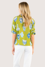 THML Printed Oversized Pattern Top