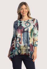 JESS & JANE Sienna Contrast Tunic Top
