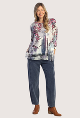 JESS & JANE Fay Contrast Chiffon Top