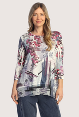 JESS & JANE Fay Contrast Chiffon Top