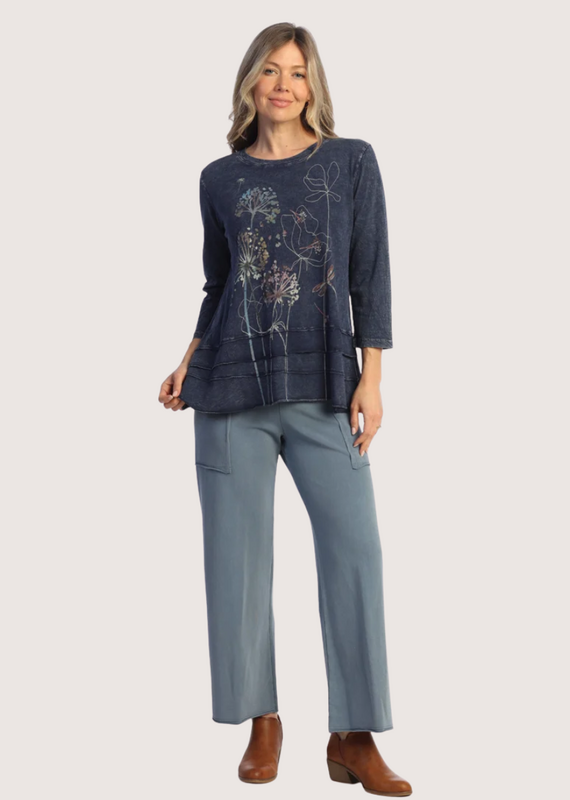 JESS & JANE Den Vignette Mineral Washed Cotton Slub Tunic
