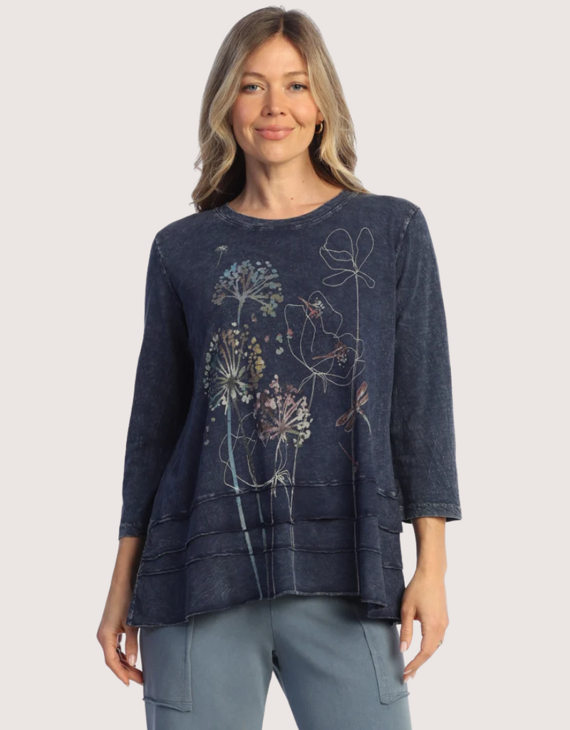 JESS & JANE Den Vignette Mineral Washed Cotton Slub Tunic
