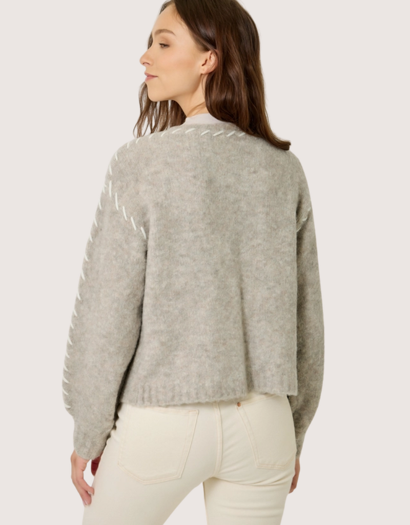 MYSTREE Textured Boucle Whip Stitch Oatmeal