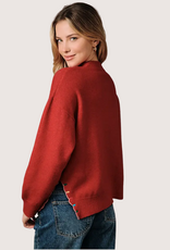 Sunday Edition Peace and Joy Knit Sweater Red