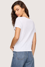Z SUPPLY Junie Slub Tee Shirt White