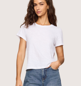 Z SUPPLY Junie Slub Tee Shirt White