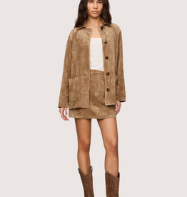 Z SUPPLY Decker Suede Chore Coat Light Sand