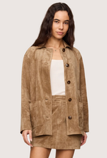 Z SUPPLY Decker Suede Chore Coat Light Sand