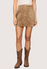 Z SUPPLY Perri Suede Mini Light Sand