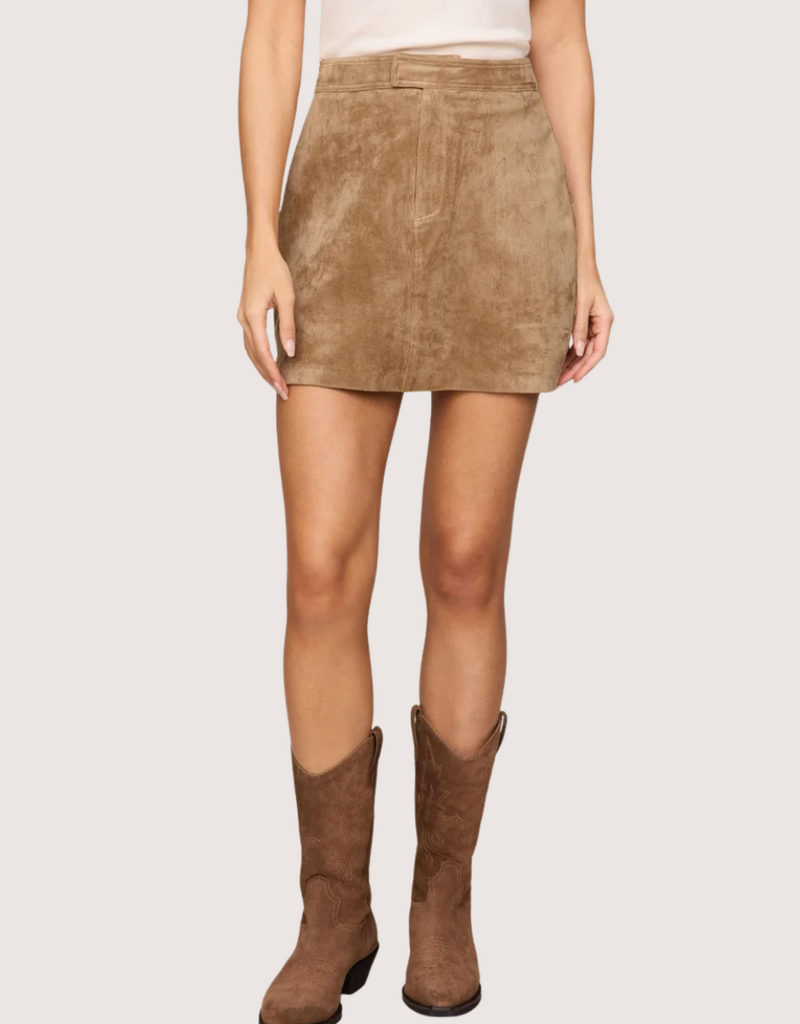 Z SUPPLY Perri Suede Mini Light Sand