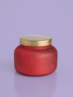 Capri Blue Volcano Glam Signature Jar (Red Glitter)