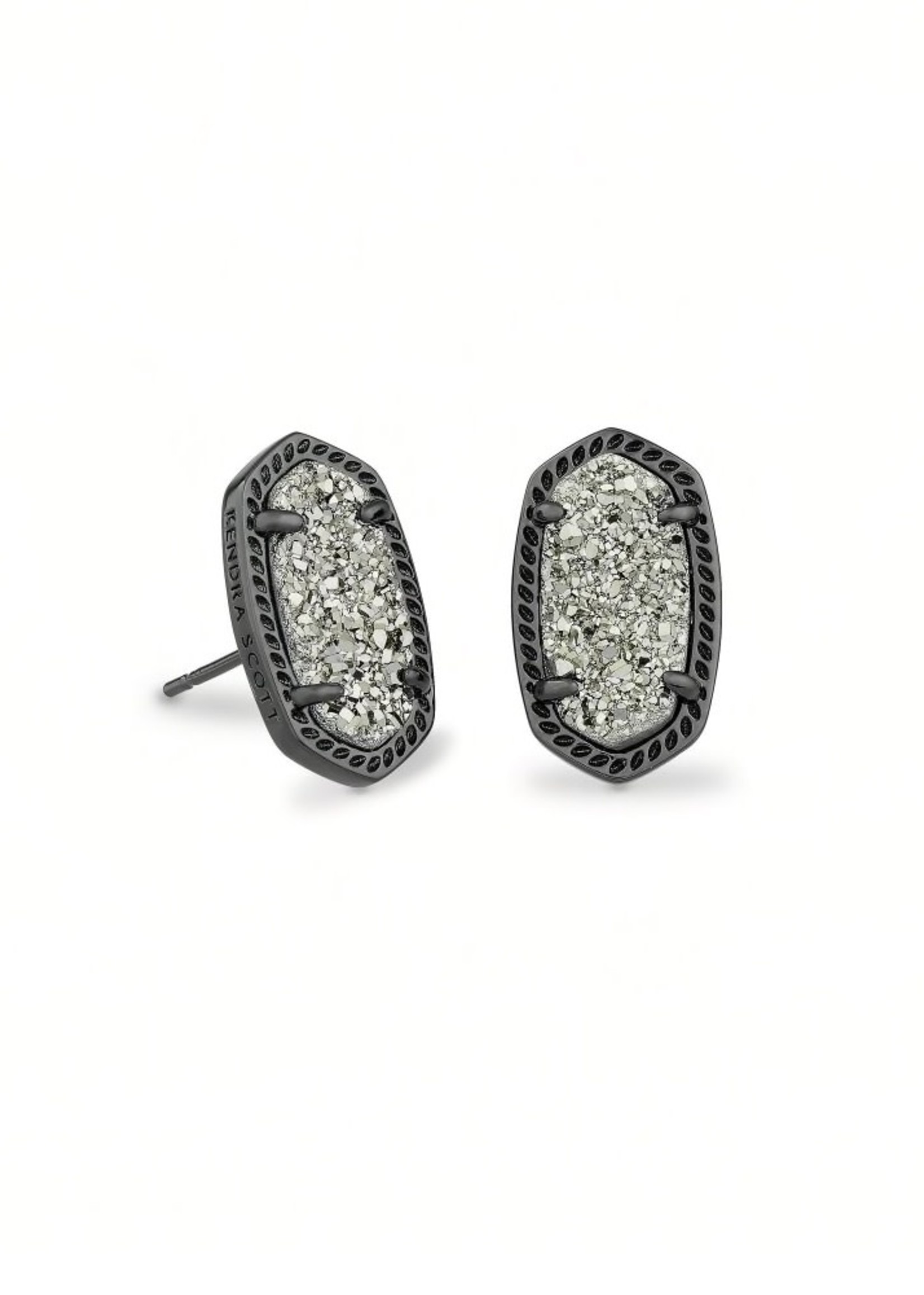 Kendra Scott Ellie Earring (Gnmt Plat Drusy)