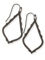 Kendra Scott Sophia Drop Earrings In Gunmetal