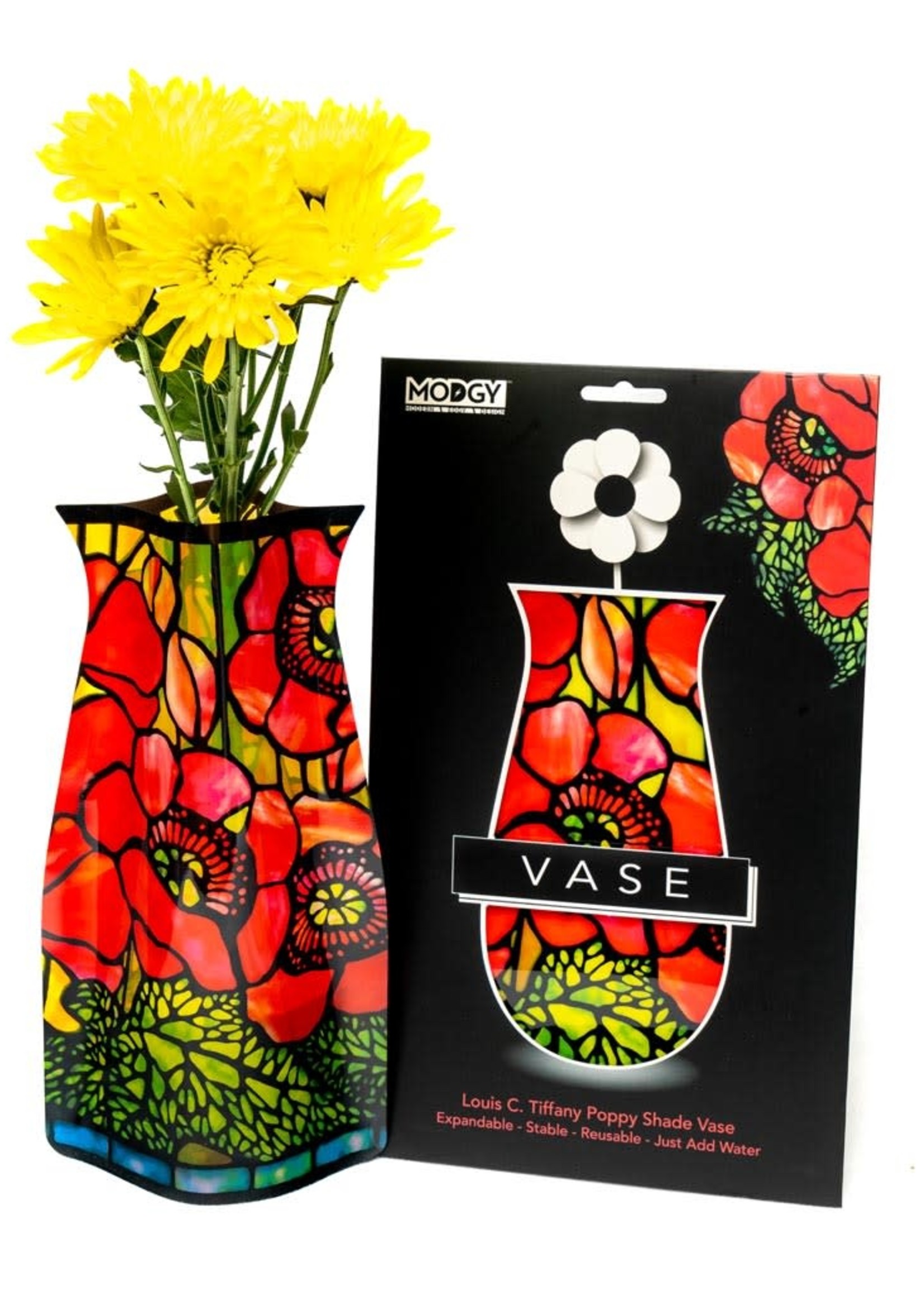 Modgy Poppies Vase