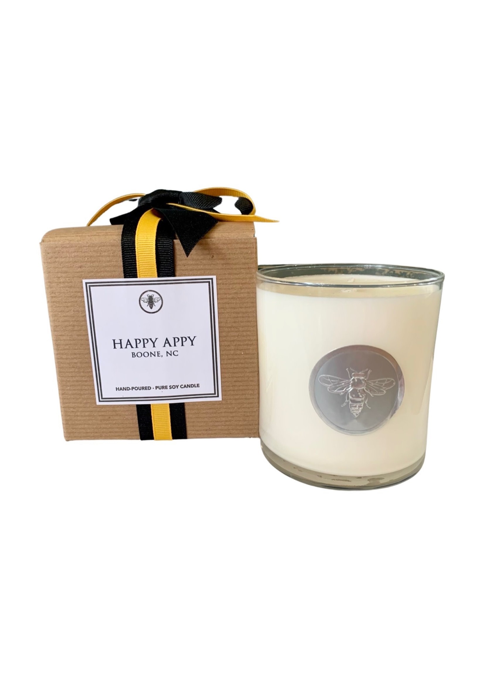 Ella B Happy Appy Candle (Leather Tea & Pomegranite)
