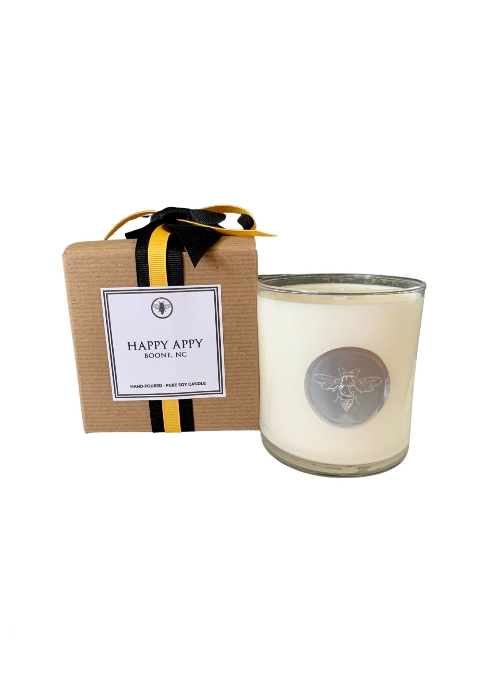 Ella B Happy Appy Candle (Leather Tea & Pomegranite)