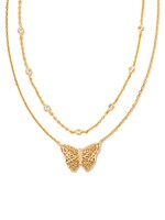 Kendra Scott Hadley Butterfly Mutli Strand Gold