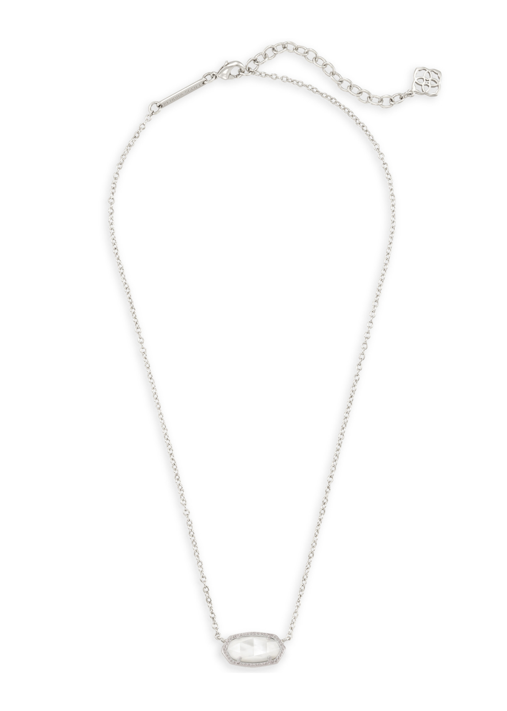 Kendra Scott Elisa Necklace (Rhod Ivory)