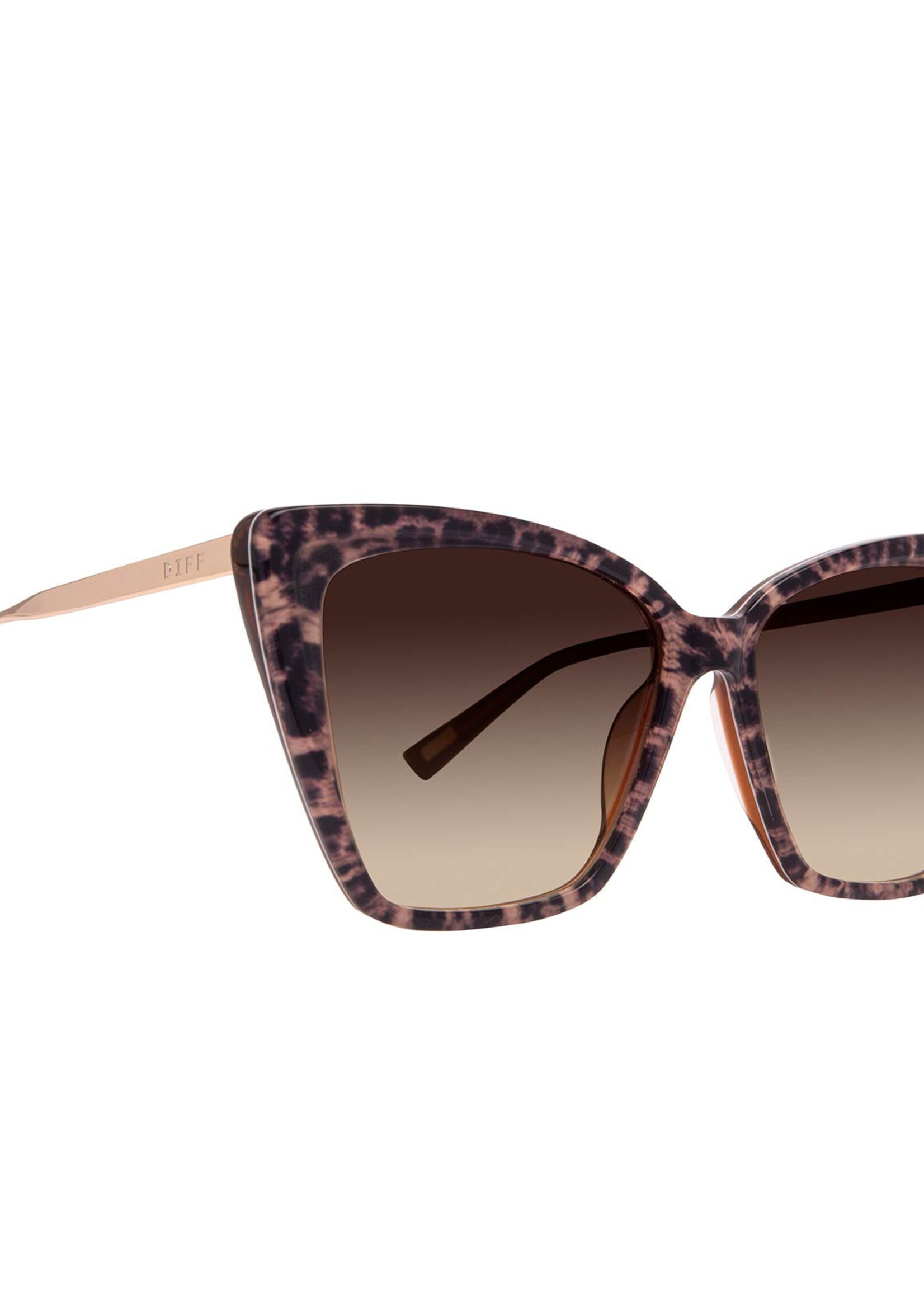 DIFF BECKY II - LEOPARD TORTOISE + BROWN GRADIENT