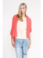 Look Shawl Vest (Coral) O/S