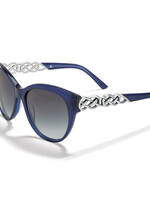 Brighton Interlok Braid Sunglasses  Blue