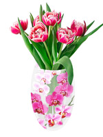 Modgy Pink Orchid Vase
