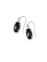 Kendra Scott Lee Drop Earrings Black Rhod