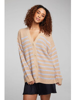 Chaser Vibe Fairfax Stripe Cardigan