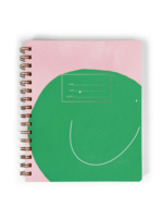 E. Frances Paper Green Smiley Notebook