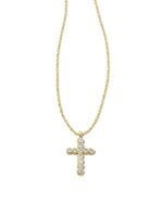 Kendra Scott CROSS CRYSTAL PENDANT NECKLACE