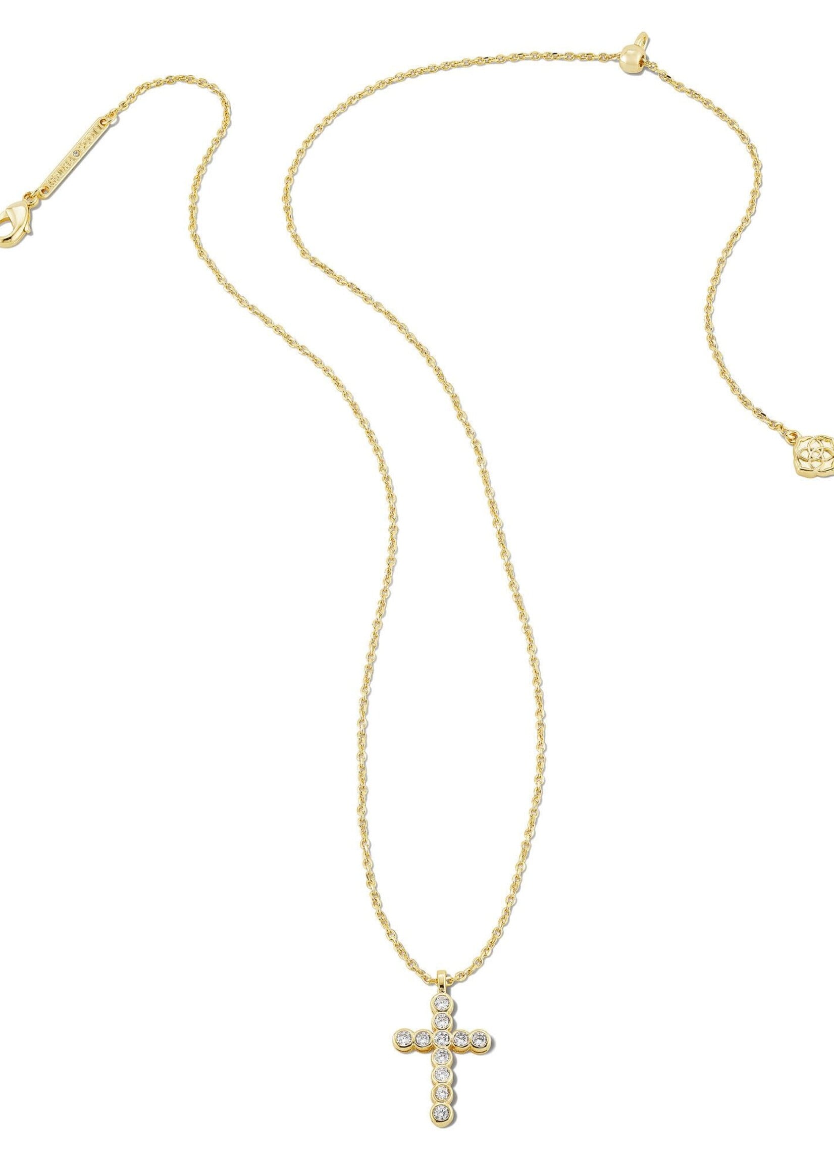 Kendra Scott CROSS CRYSTAL PENDANT NECKLACE