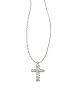 Kendra Scott CROSS CRYSTAL PENDANT NECKLACE
