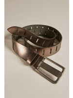 Free People Metallic Jona  Belt (Metallic Silver)