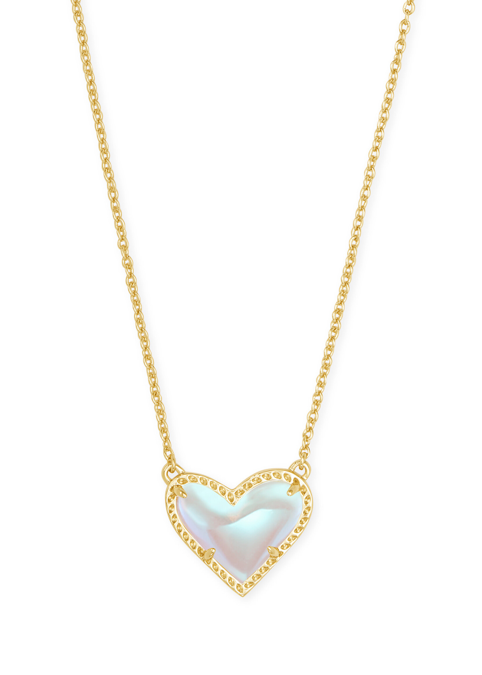 Kendra Scott ARI HEART SHORT PENDANT NECKLACE