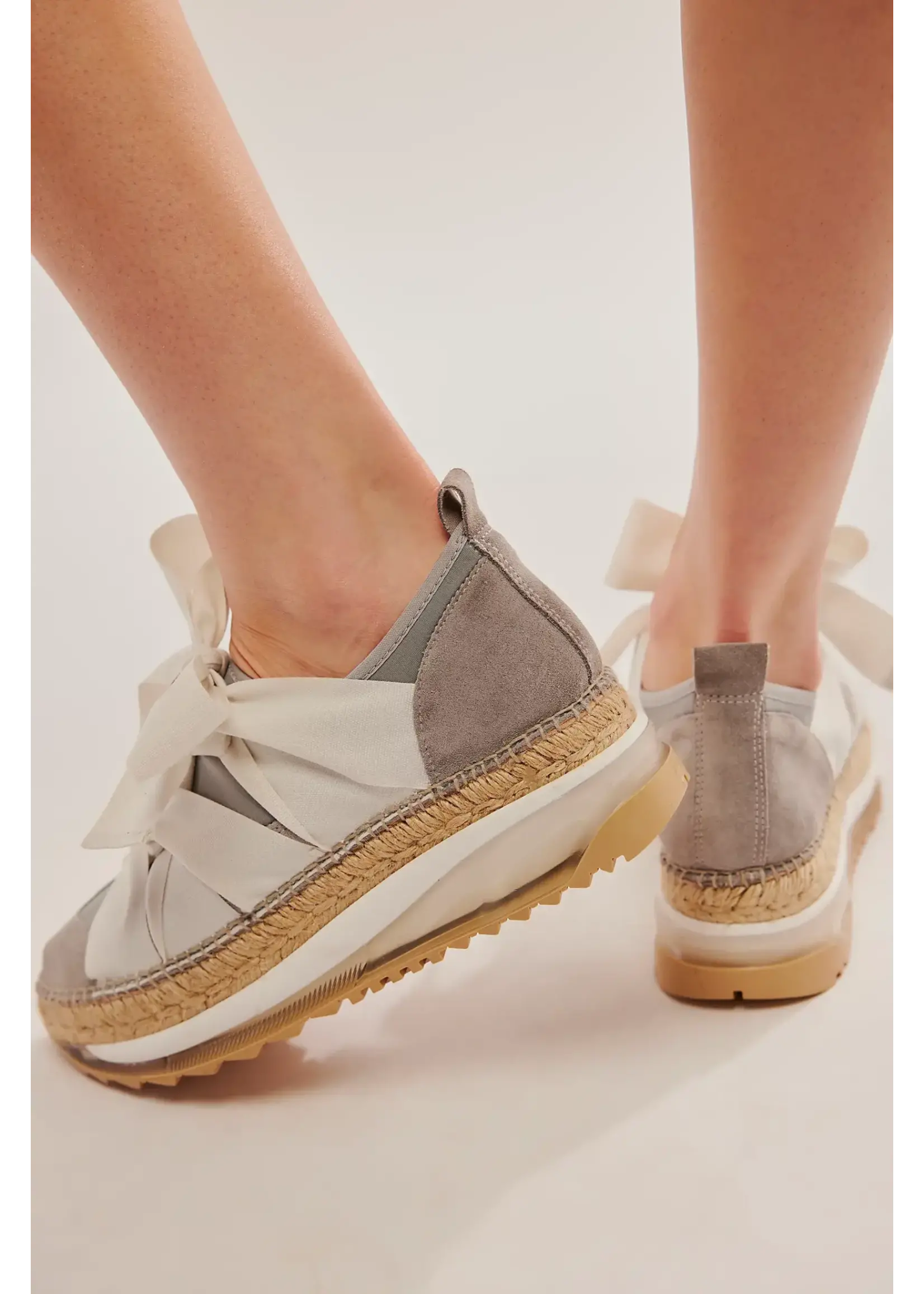 Free People CHAPMIN ESPADRILLE SNEAKER / OYSTER COMBO