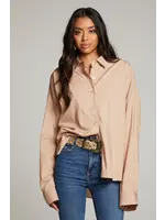 Chaser Cotton Ezra Top (Warm Taupe)