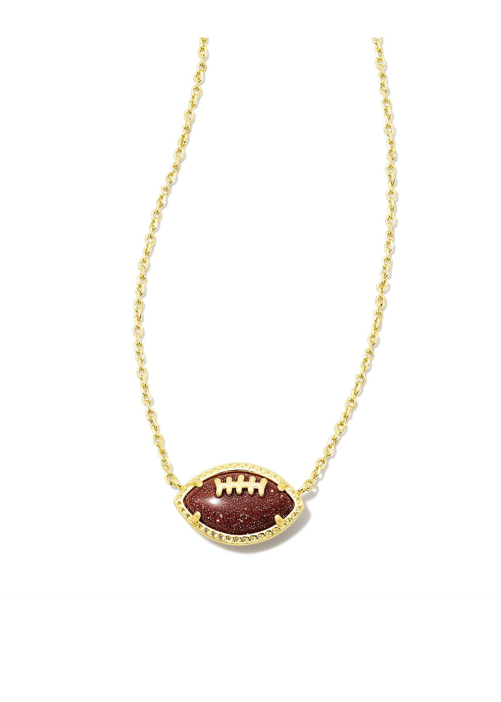 Kendra Scott FOOTBALL SHORT PENDANT NECKLACE