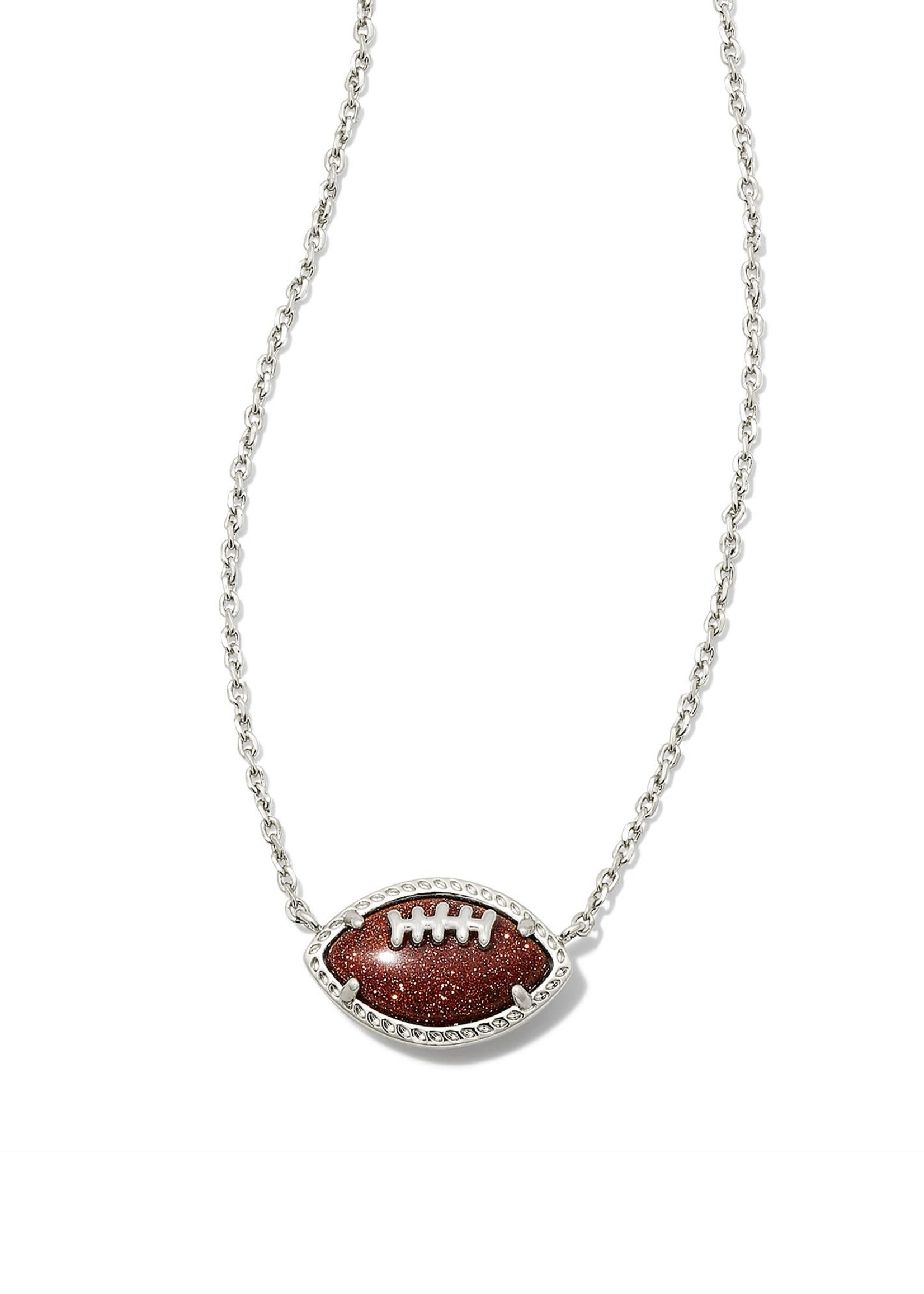 Kendra Scott FOOTBALL SHORT PENDANT NECKLACE