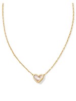 Kendra Scott FRAMED ARI HEART SHORT PENDANT NECKLACE