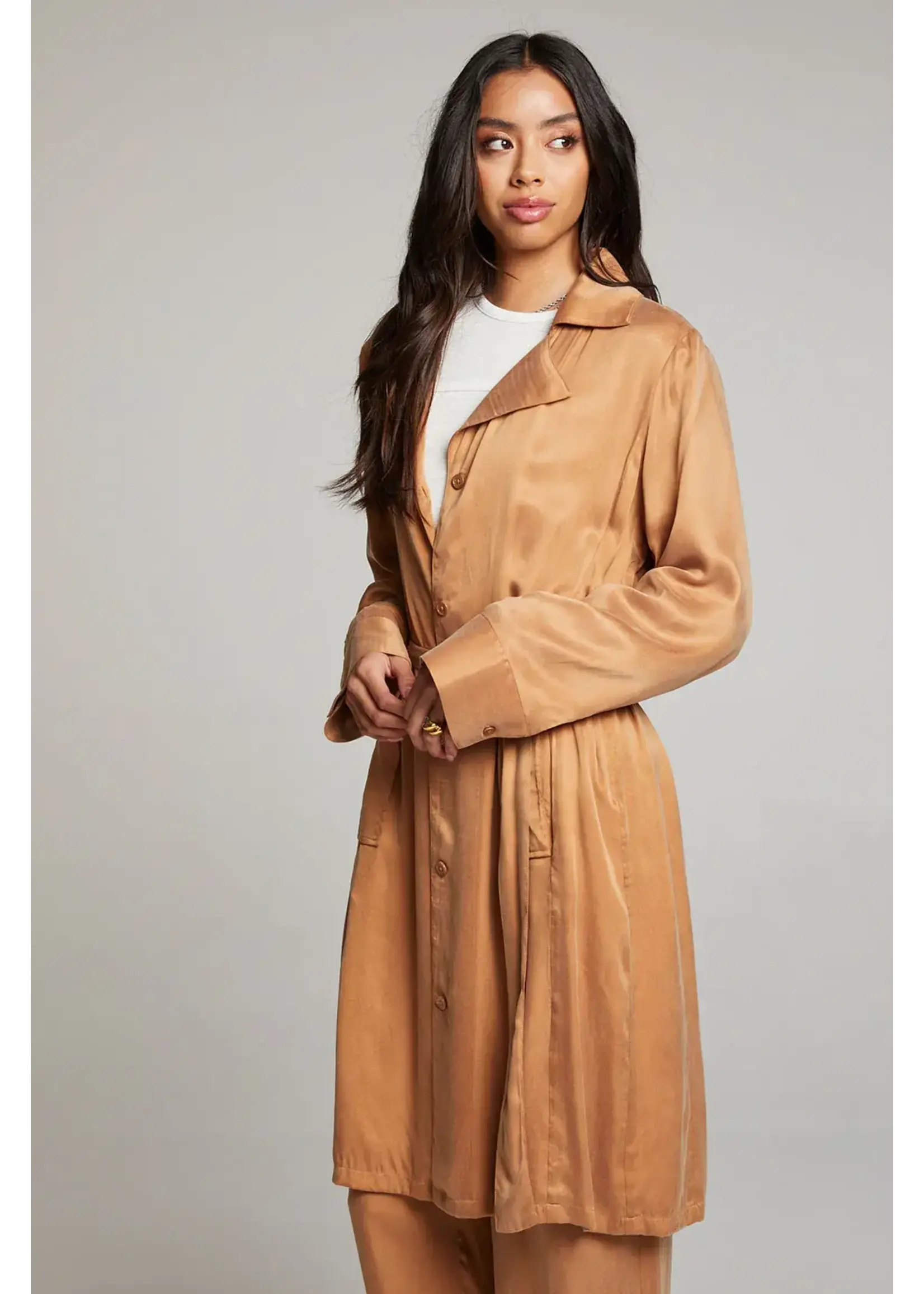 Chaser Ford Toffee Trench Coat (Toffee)