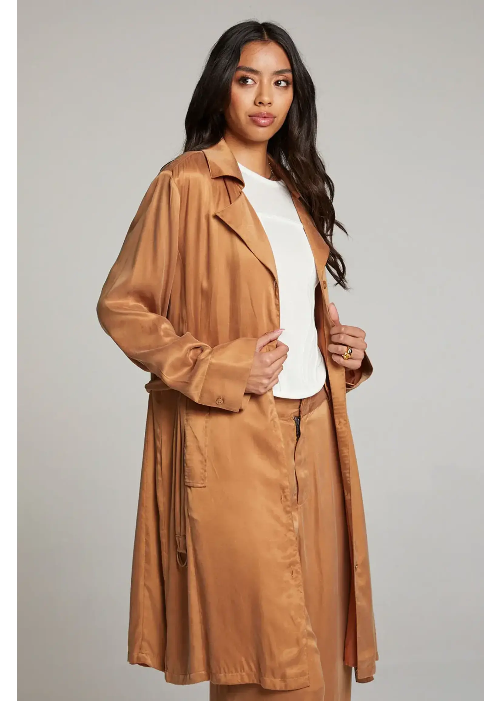 Chaser Ford Toffee Trench Coat (Toffee)