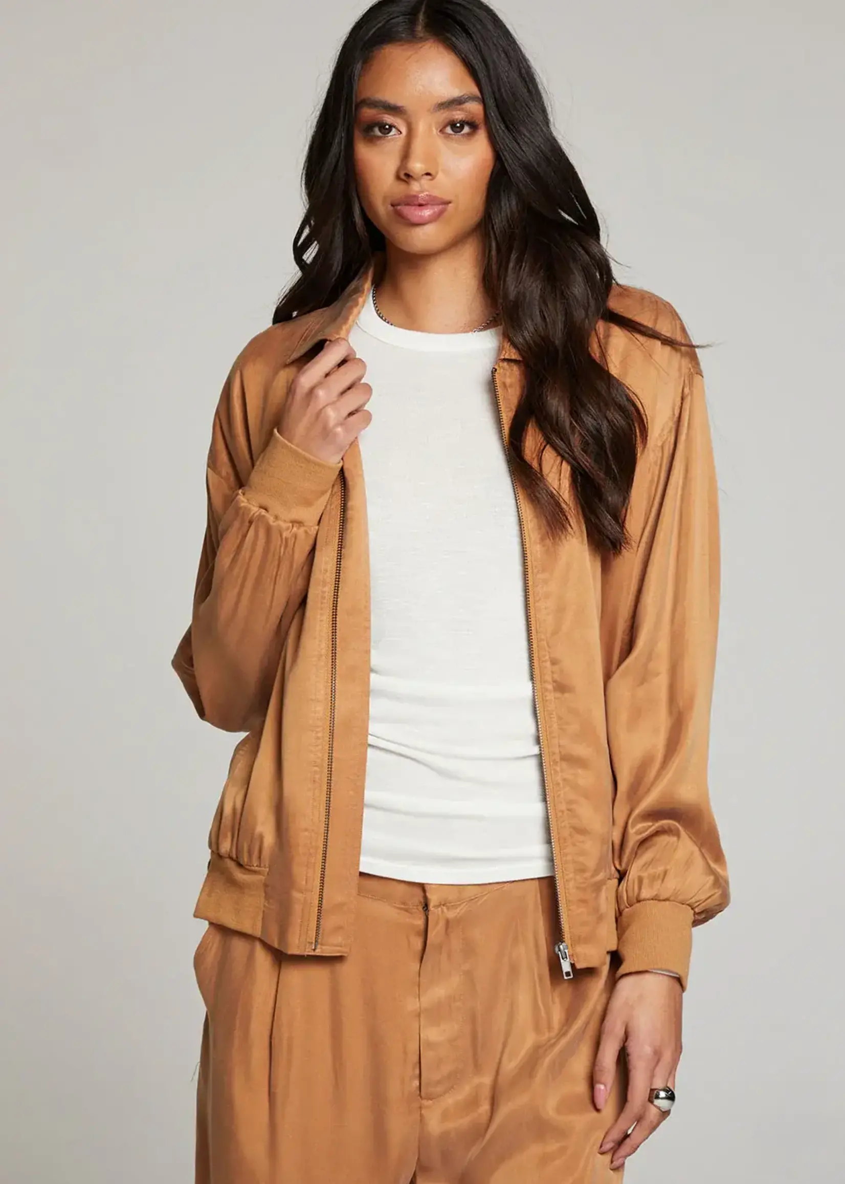 Chaser Zip Up Jacket  (Toffee)