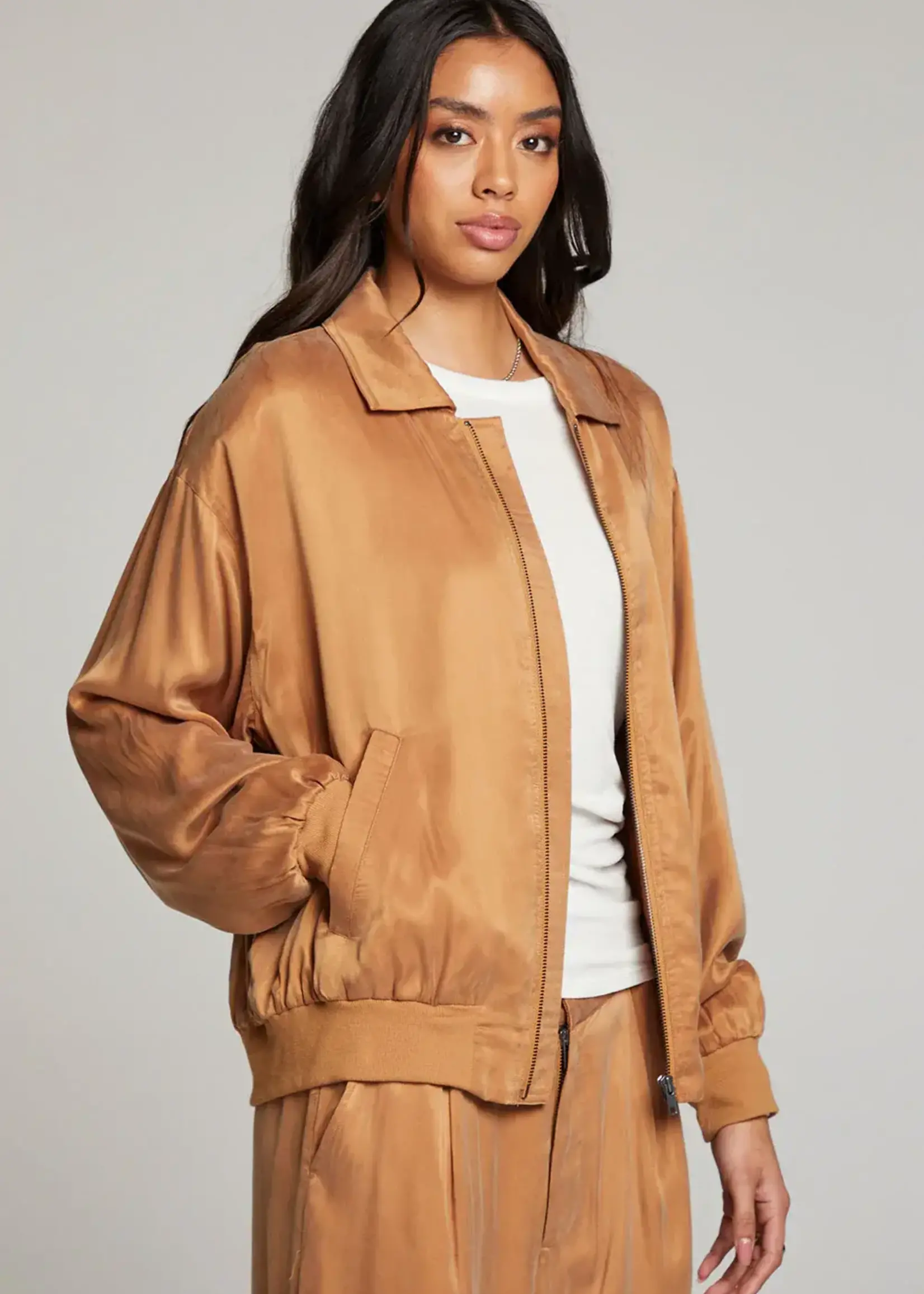 Chaser Zip Up Jacket  (Toffee)