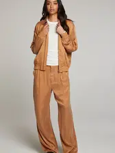 Zip Up Jacket (Toffee) - Funky Tulip