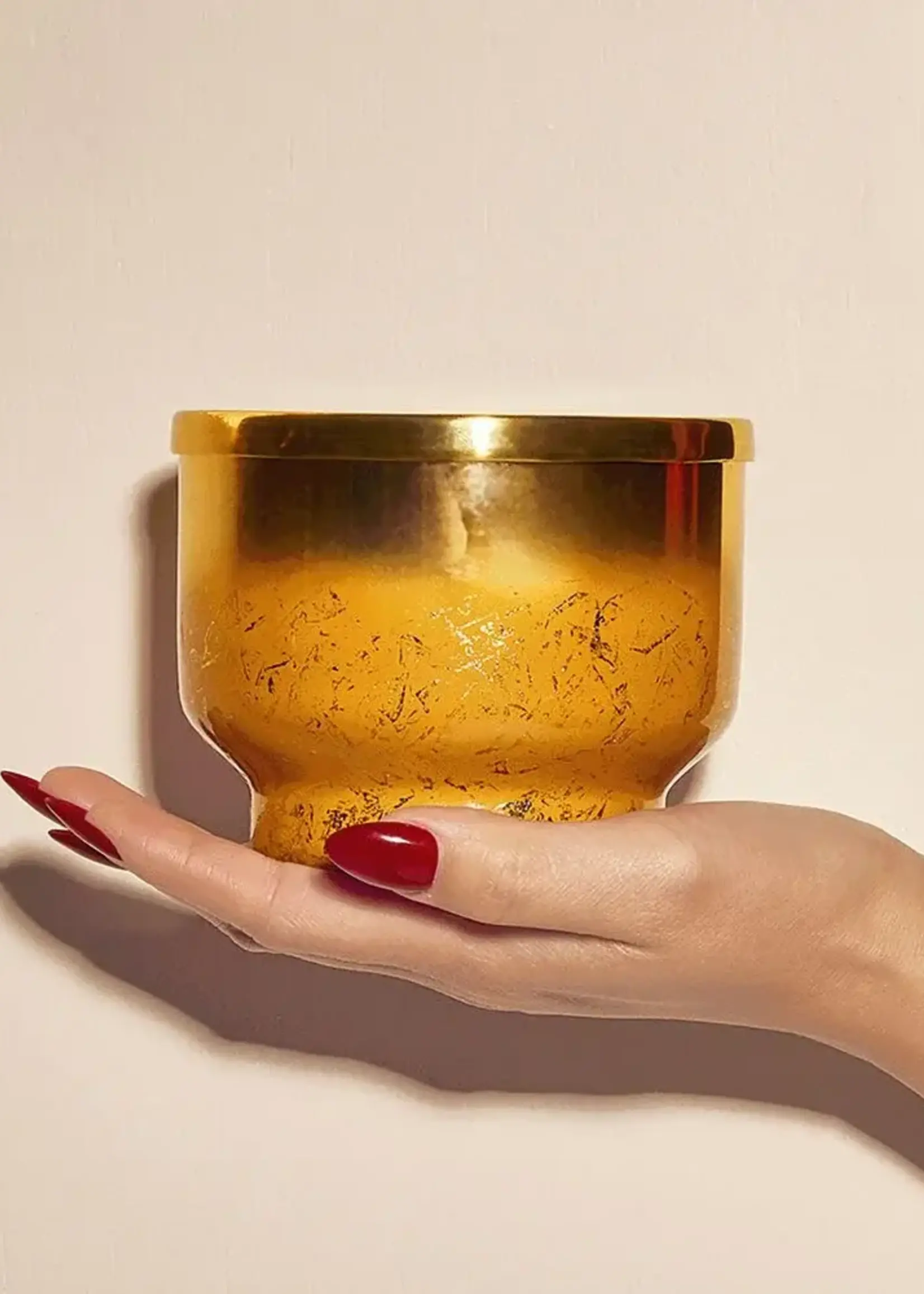 Capri Blue Pumpkin Dulce Glimmer Inverted Jar