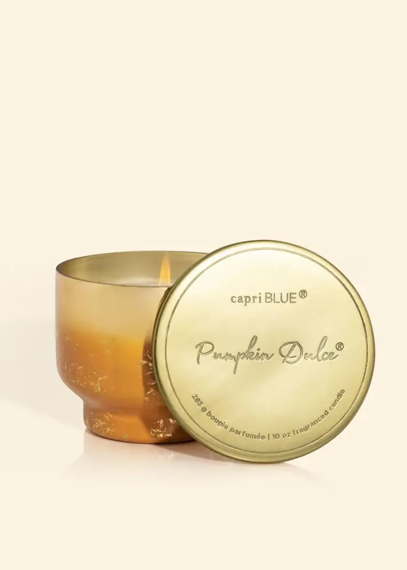 Capri Blue Pumpkin Dulce Glimmer Inverted Jar
