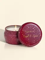 Capri Blue Tinsel & Spice Glimmer Mini Tin, 3 oz